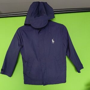 Polo by Ralph Lauren Kids Raincoat in Deep Blue, Sz. 4T